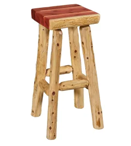 Fireside Rustic Square Bar Stool