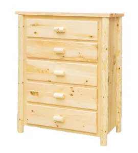 Fireside Rustic Econo Line 5 Drawer Chest