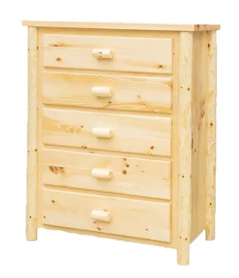 Fireside Rustic Econo Line 5 Drawer Chest