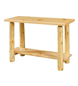 Fireside Rustic Econo Line Sofa Table with Drawer