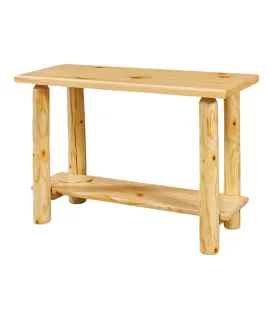 Fireside Rustic Econo Line Sofa Table with Drawer