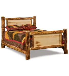 Fireside Panel Rustic Bed