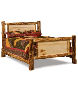 Fireside Panel Rustic Bed