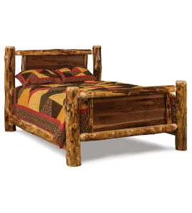 Fireside Panel Rustic Bed