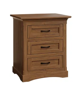 Buckeye 3 Drawer Night Stand