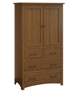 FP Lincoln 4 Drawer 2 Door Armoire