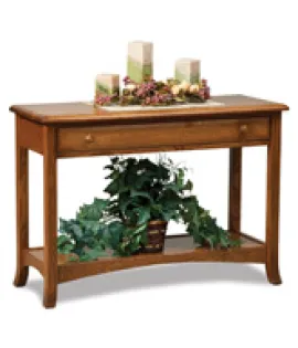 Carlisle Open Sofa Table with Drawer