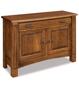 Lexington Enclosed Sofa Table with Drawer, Doors &amp; Shelf