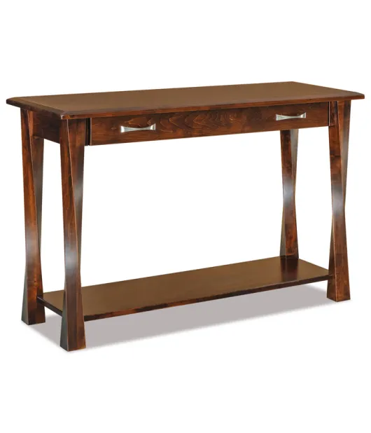 Lexington Arc  Open Sofa Table with Drawer
