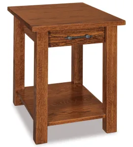 Timbra Open End Table with Drawer