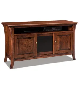 Ensenada 3 Door Media Stand with Opening - QUICK SHIP