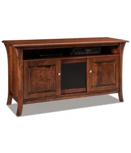 Ensenada 3 Door Media Stand with Opening - QUICK SHIP