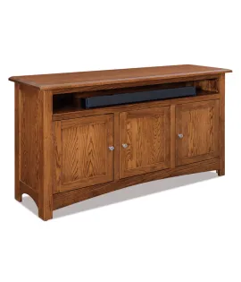 Finland 3 Door Media Stand with Opening