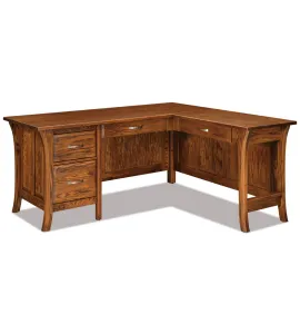 Ensenada 4 Drawer L Desk