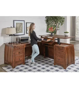 Boulder Creek Sit/Stand L Desk