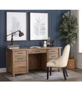 Houston Double Pedestal 7 Drawer Desk
