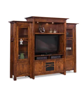 Artesa 3 Piece TV Wall Unit with Bookcases