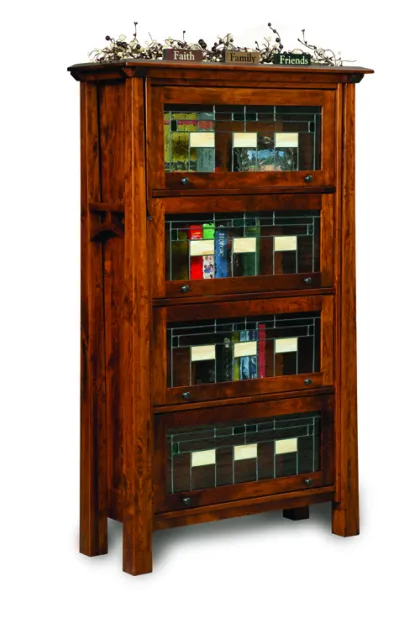 Artesa 4 Door Barrister Bookcase - QUICK SHIP