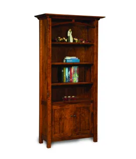 Artesa 4 Shelf 2 Door Bookcase