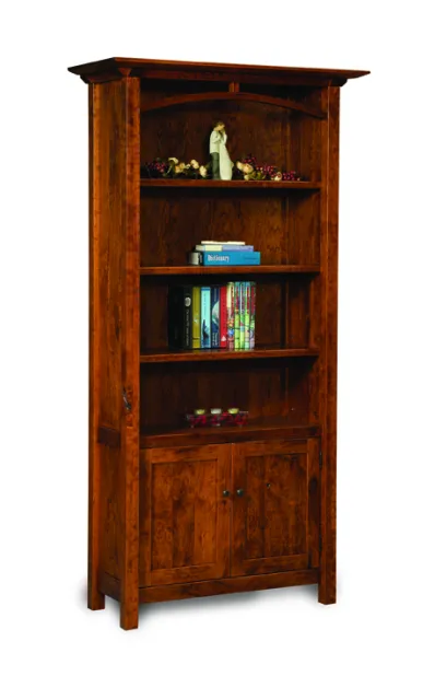 Artesa 4 Shelf 2 Door Bookcase