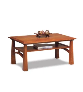 Artesa Open Coffee Table with Shelf