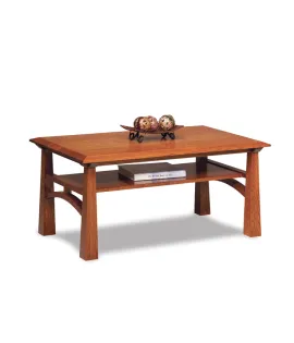 Artesa Open Coffee Table with Shelf