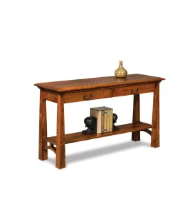 Artesa Open Sofa Table with Drawer and Shelf