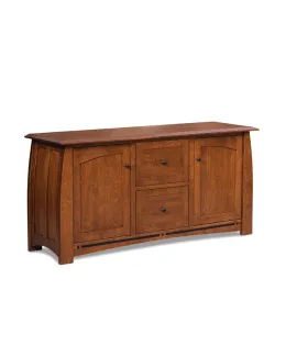 Boulder Creek 2 Drawer 2 Door Lateral File Console