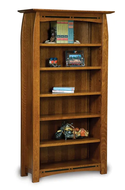 Boulder Creek 5 Shelf 6' Bookcase