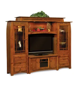 Boulder Creek  6 Piece Wall Unit with Adjustable Bridge