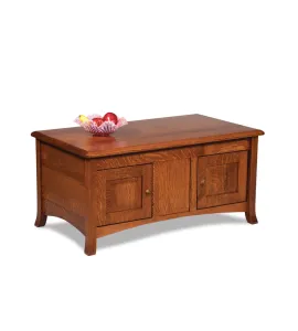 Carlisle Enclosed Coffee Table with Doors
