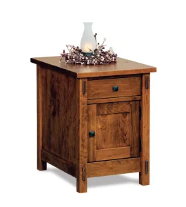 Centennial Enclosed End Table with Drawer and Door