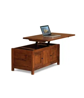 Centennial Enclosed Lift Top Coffee Table with Doors