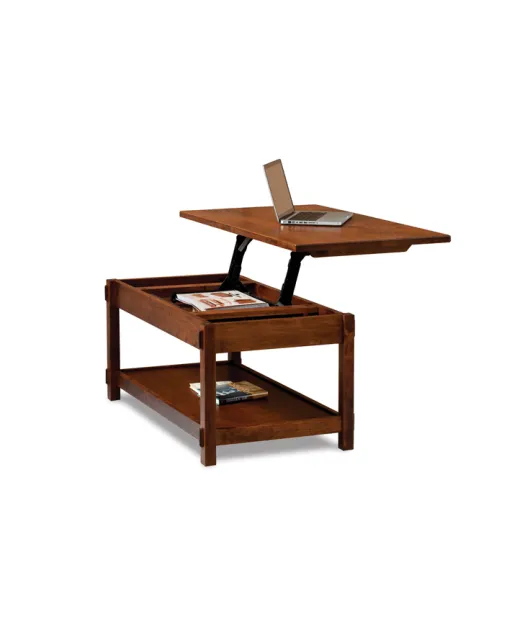 Centennial Open Lift Top Coffee Table with Counterweight