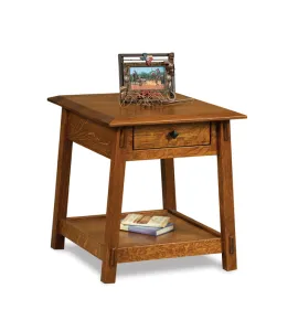 Colbran Open End Table with Drawer