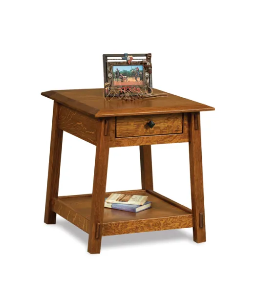Colbran Open End Table with Drawer
