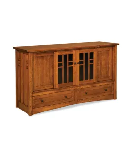 Kascade 36" High 4 Door 2 Drawer TV Stand