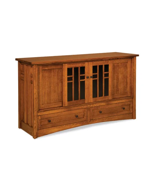 Kascade 36" High 4 Door 2 Drawer TV Stand