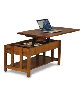 Kascade Open Lift Top Coffee Table with Counterweight