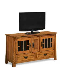 Modesto 36&quot; High 3 Door 2 Drawer TV Stand