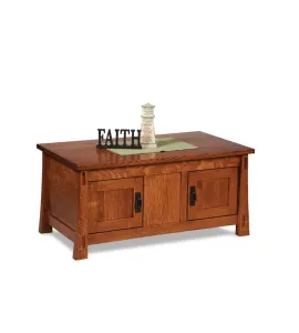 Modesto Enclosed Coffee Table with Doors