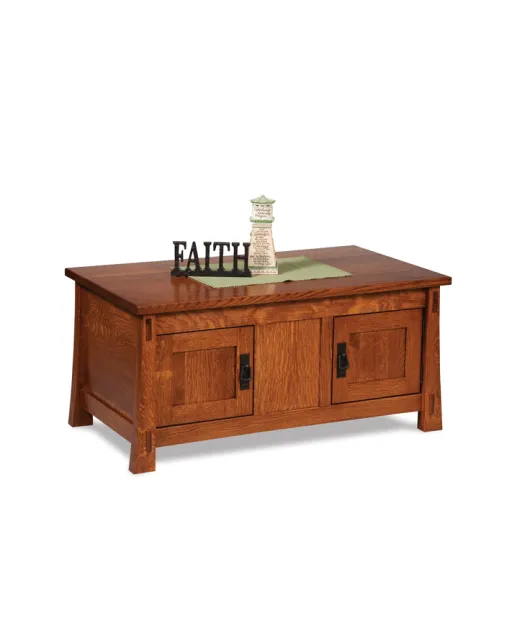 Modesto Enclosed Coffee Table with Doors