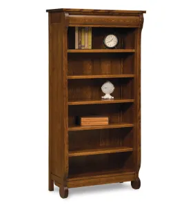 Old Classic Sleigh 5 Shelf 6' Bookcase