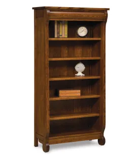 Old Classic Sleigh 5 Shelf 6' Bookcase