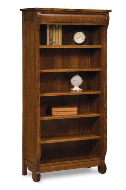 Old Classic Sleigh 5 Shelf 6' Bookcase