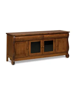 Old Classic Sleigh 72&quot; 4 Door 2 Drawer TV Stand