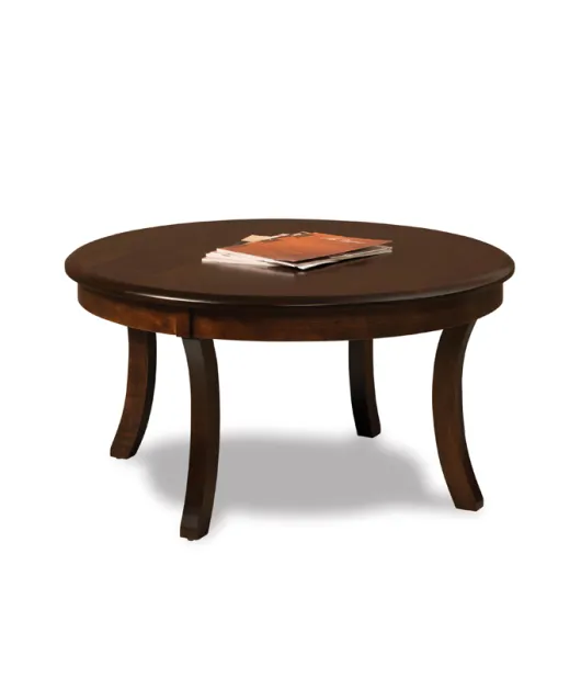 Sierra 38" Round Solid Top Coffee Table