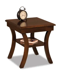 Sierra Open End Table with Shelf