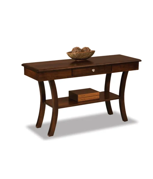 Sierra Open Sofa Table with Drawer and Shelf