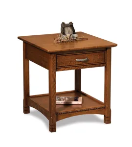West Lake Open End Table with Drawer